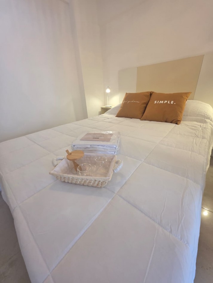 Departamento Arena Reciclado con Balcon
