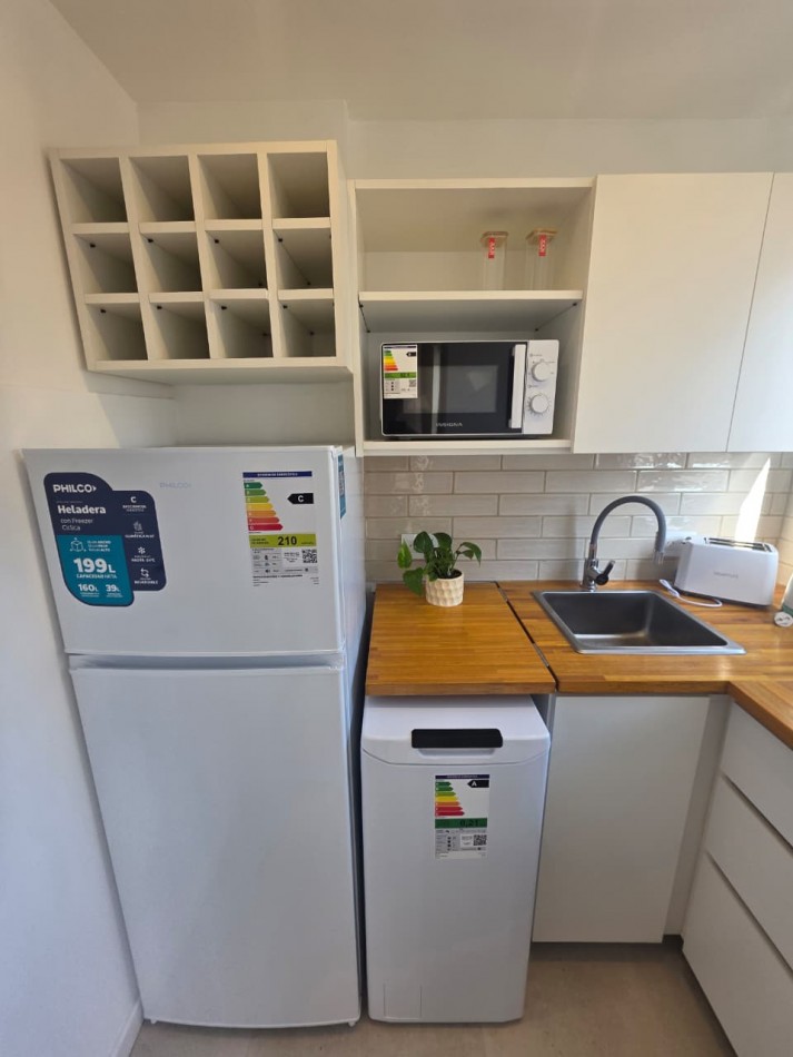 Departamento Arena Reciclado con Balcon