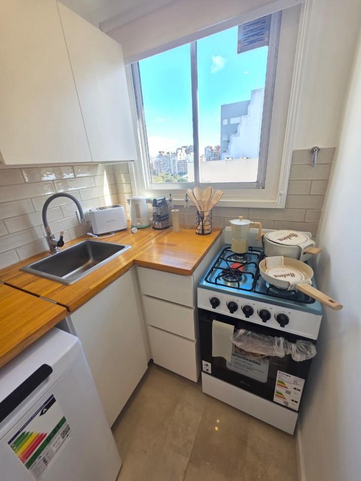 Departamento Arena Reciclado con Balcon