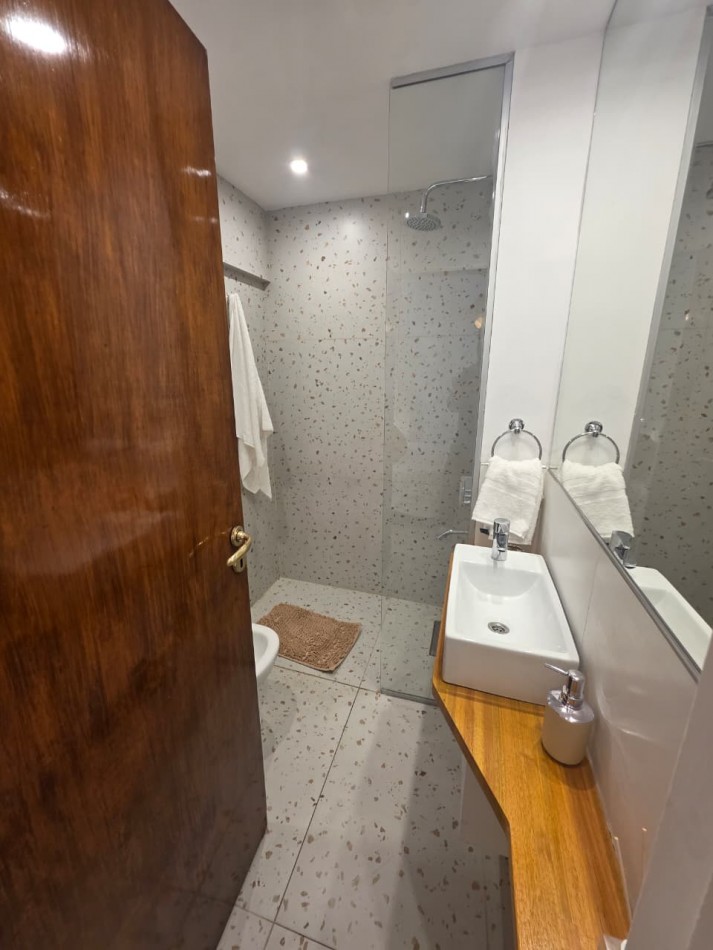 Departamento Arena Reciclado con Balcon